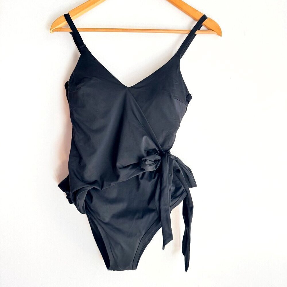 Knix One Piece Black Leakproof Swimsuit S+